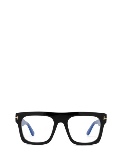 Tom Ford Chunky Square Frame Glasses In Black