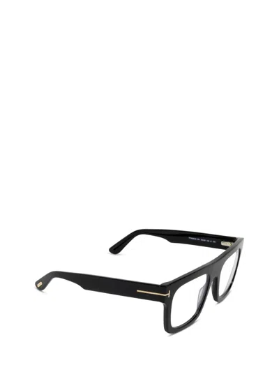 Tom Ford Chunky Square Frame Glasses In Black