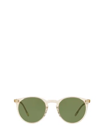 Oliver Peoples Womens Ov5459su Romare Round-frame Acetate Sunglasses In Gold