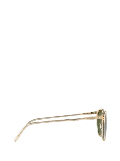 Oliver Peoples Womens Ov5459su Romare Round-frame Acetate Sunglasses In Gold