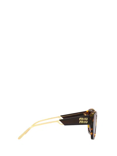 Miu Miu Eyewear Sunglasses In Brown