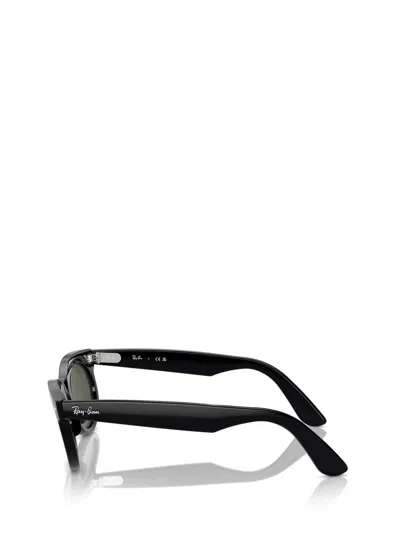Ray Ban Ray-ban Womens Black Rb2242 Wayfarer Oval-frame Propionate Sunglasses In Green