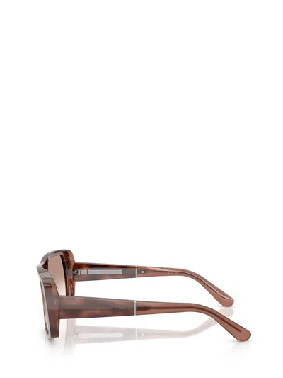 Brunello Cucinelli Bc4012s Square Acetate Sunglasses In Brown