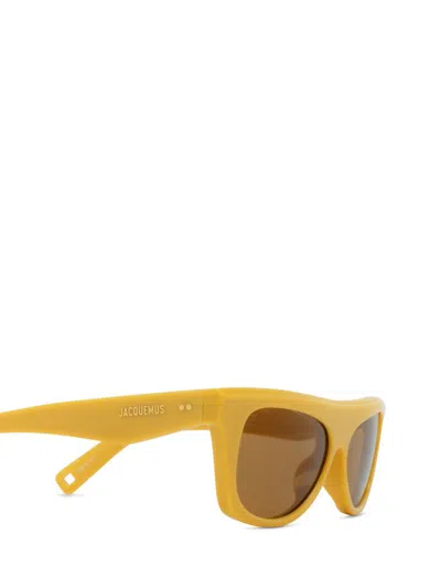 Jacquemus Sunglasses In Gold