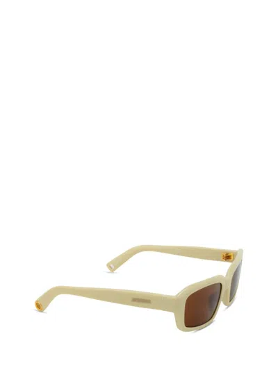 Jacquemus Sunglasses In Brown