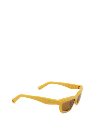 Jacquemus Sunglasses In Yellow