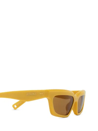 Jacquemus Sunglasses In Yellow