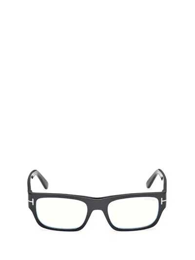 Tom Ford Rectangular-frame Glasses Glasses In Black