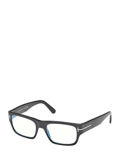 Tom Ford Rectangular-frame Glasses Glasses In Black