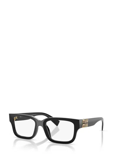 Miu Miu Full Frame Plain Mirror In Black