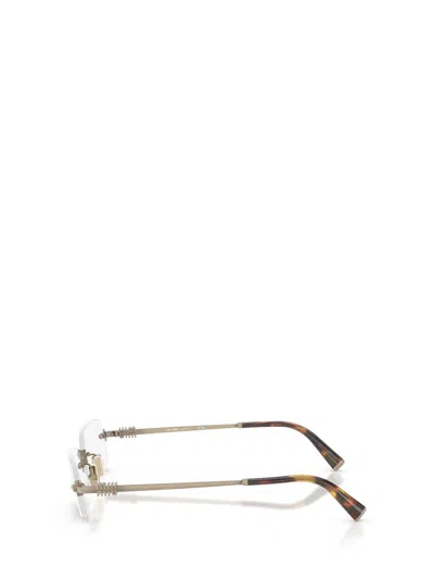 Miu Miu Eyewear Eyeglasses In Gold