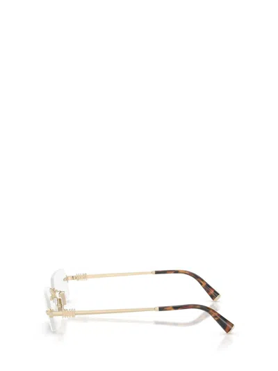 Miu Miu Frameless Plain Mirror In Gold