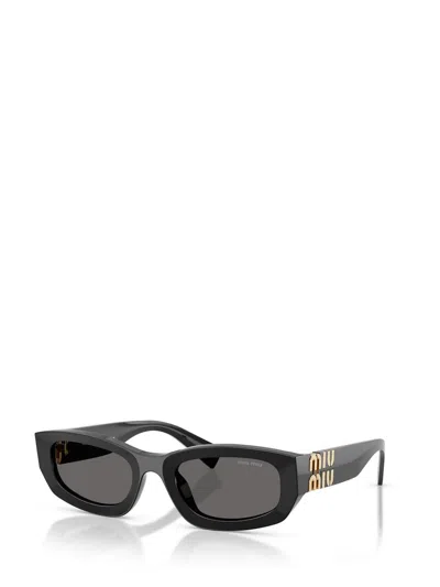 Miu Miu Sonnenbrille Mit Geometrischem Gestell In Black