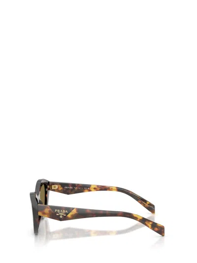 Prada Logo-detail Cat-eye Sunglasses In Multi
