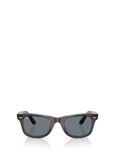 Ray Ban Acetate Wayfarer Sunglasses In Brown