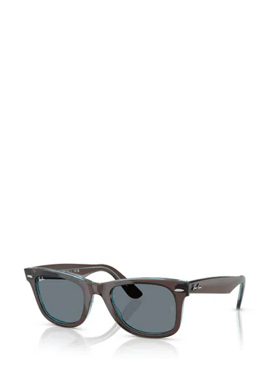 Ray Ban Acetate Wayfarer Sunglasses In Brown