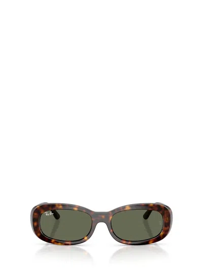 Ray Ban Ray-ban 56mm Oval Sunglasses In Brown