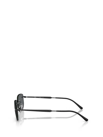 Ray Ban Rb3768 Metal Irregular Sunglasses In Black