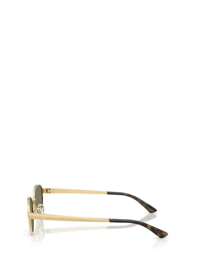 Ray Ban Rb3774d Metal Oval Sunglasses In Gold