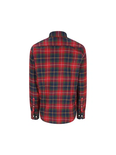 Barbour Fortrose Tartan-check Shirt In Red