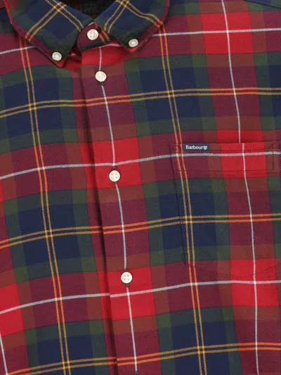 Barbour Fortrose Tartan-check Shirt In Red