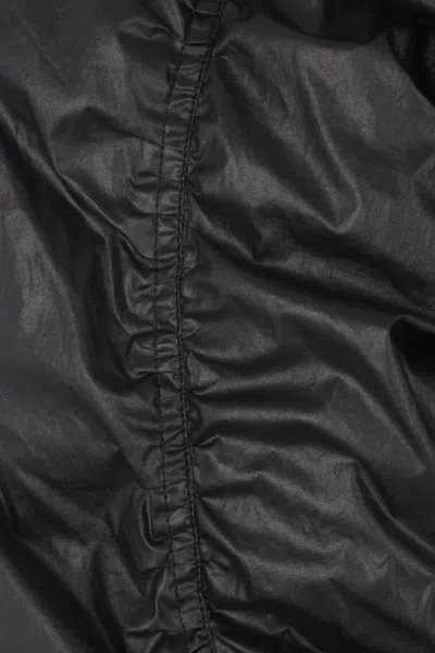Rick Owens Long-sleeved Cotton Jacket In Black