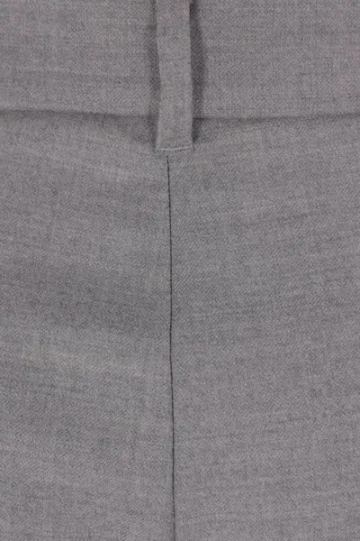 Max Mara Studio Trousers In Gray
