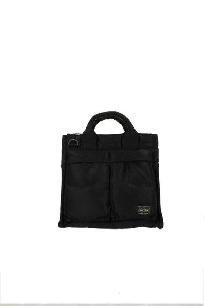 Porter-yoshida & Co Tanker Short Helmet Tote Bag In Black