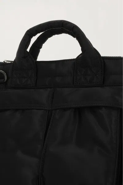 Porter-yoshida & Co Tanker Short Helmet Tote Bag In Black