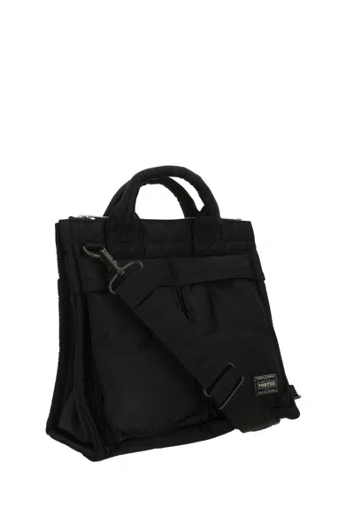 Porter-yoshida & Co Tanker Short Helmet Tote Bag In Black