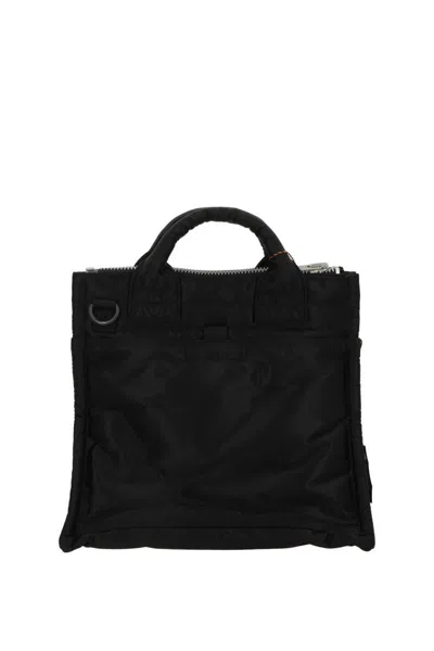 Porter-yoshida & Co Tanker Short Helmet Tote Bag In Black