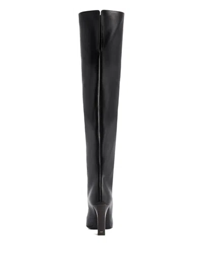 Giuseppe Zanotti Janiee Leather Heel Boots In Animal Print
