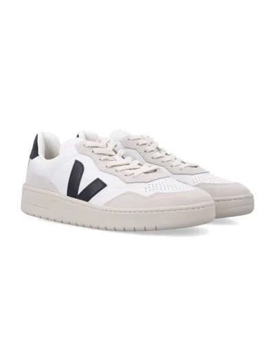 Veja Women's V-90 Extra White Nautico In Black