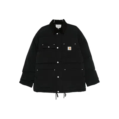 Carhartt Long Quilted Nylon Jacket Front Pockets In Multi