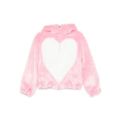 Kenzo Heart Bomber Jacket In Pink