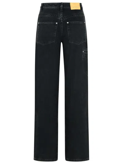 Isabel Marant 'stely' Black Denim Pants In Black