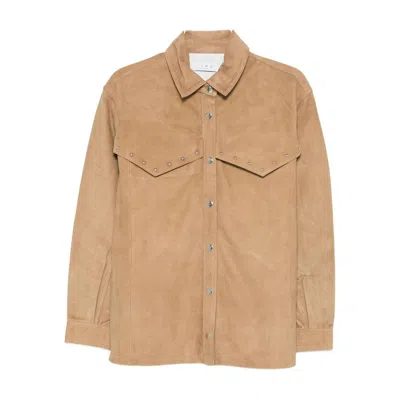 Iro Long Sleeve Shirt In Brown