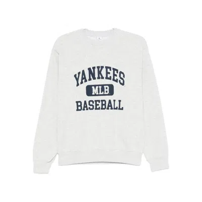 Sporty And Rich Baseball-print Sweatshirt In Animal Print