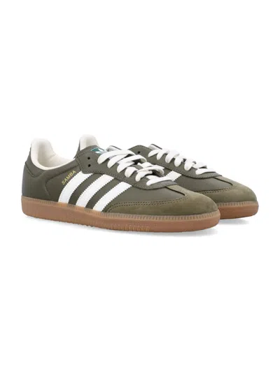 Adidas Originals Samba Og Low-top Sneakers In Green In Green