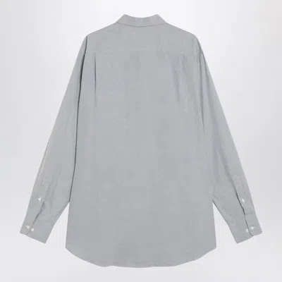 Loro Piana Light Blue-grey Shirt In Blue