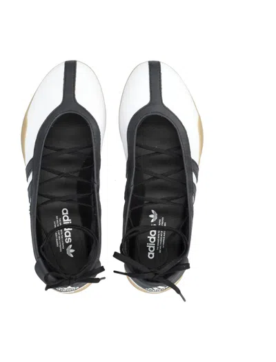 Adidas Originals Adidas Taekwondo Mei White Ballet Shoes In Multi