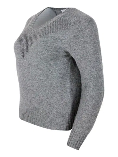 Malo Sweaters In Gray