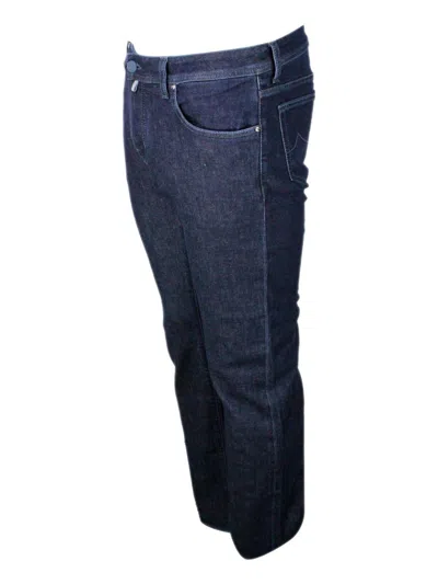 Jacob Cohen Trousers In Blue