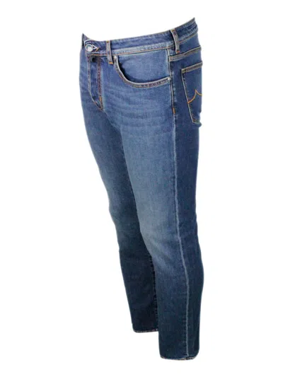 Jacob Cohen Trousers In Blue