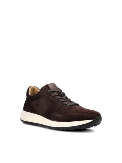 Tod's Suede Allacciato 79k Sneakers In Brown