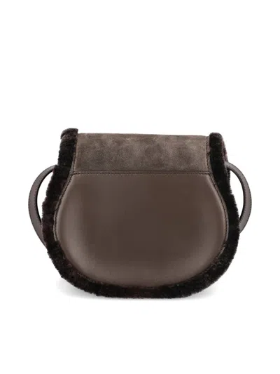 Chloé Medium Marcie Saddle Bag In Brown