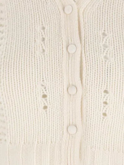 Chloé Chloè Wool Top In Neutral