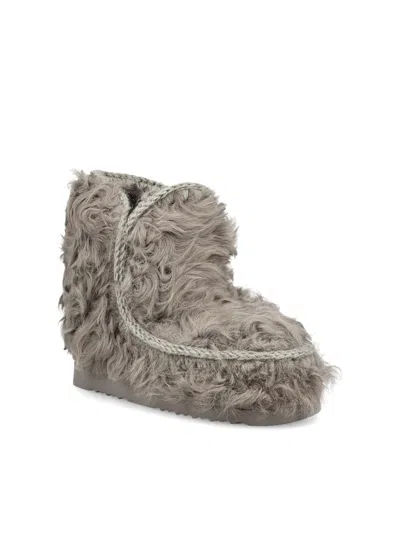 Mou Eskimo 18 Checkiang Fur Boots In Multi