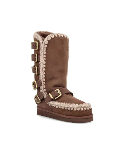 Mou Eskimo 40 Buckle Straps Boots In Multi
