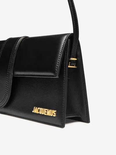 Jacquemus Le Bambino Long In Smooth Leather Bags In Black